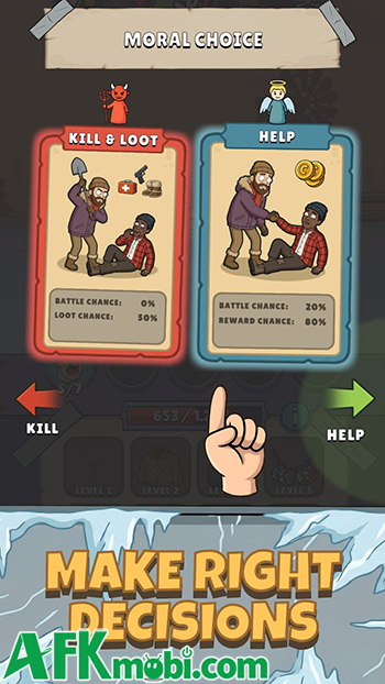 Cold War Z RPG game nhập vai sinh tồn roguelike theo phong cách đưa ra các lựa chọn 0