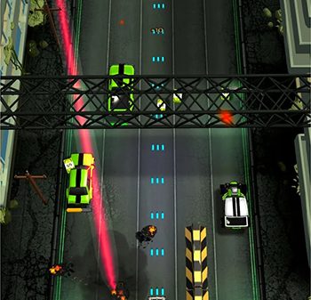 Cop Clash game arcade bắn ruồi đưa bạn điều khiển một chiếc xe cảnh sát afkmobi copclash 1jpg