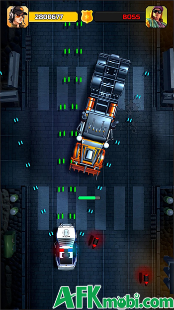 Cop Clash game arcade bắn ruồi đưa bạn điều khiển một chiếc xe cảnh sát 2