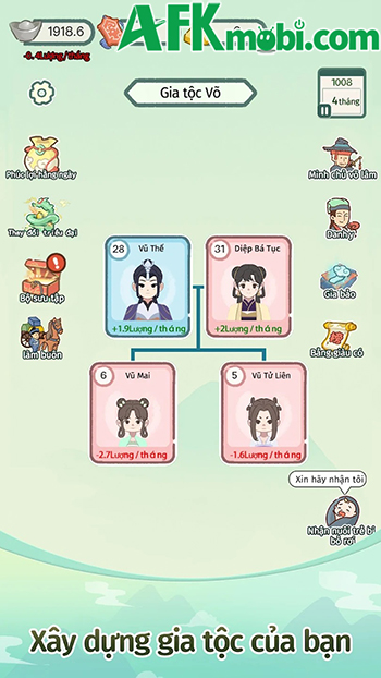 Cuộc Đời Gấm Vóc mời game thủ bắt đầu công cuộc xây dựng gia tộc của riêng mình 0