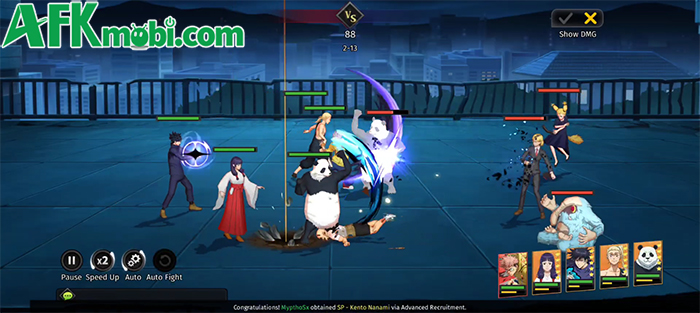 Cursebound: Black Domain game đấu tướng phong cách loạn chiến lấy chủ đề Jujutsu Kaisen 3