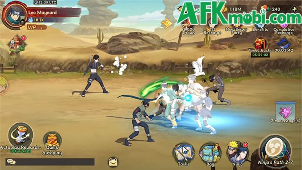 Cursed Seal: Awakening game đấu tướng theo phong cách loạn chiến lấy chủ đề Naruto afkmobi cursedsealawakening 1jpg