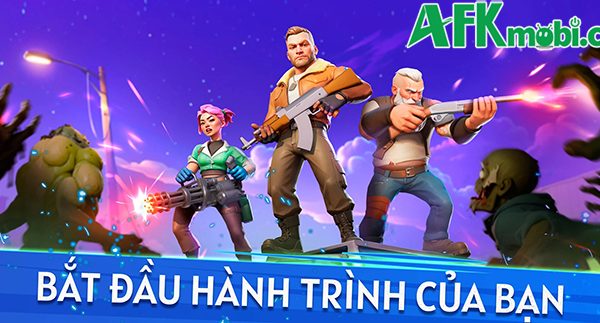Trực tiếp dẫn dắt nhóm người sống sót sinh tồn trước các đợt xác sống với game Dead.io afkmobi deadio 1jpg