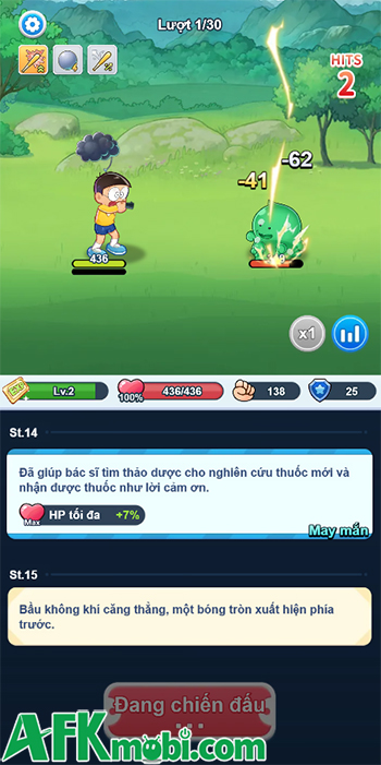 Doraemon Comic Traveler game phiêu lưu text-based roguelike lấy chủ đề Doraemon 3