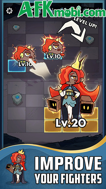 Hợp nhất để xây dựng những trận hình anh hùng trong Dream Merge: Arena & Adventures 2 Hợp nhất để xây dựng những trận hình anh hùng trong Dream Merge: Arena & Adventures 2