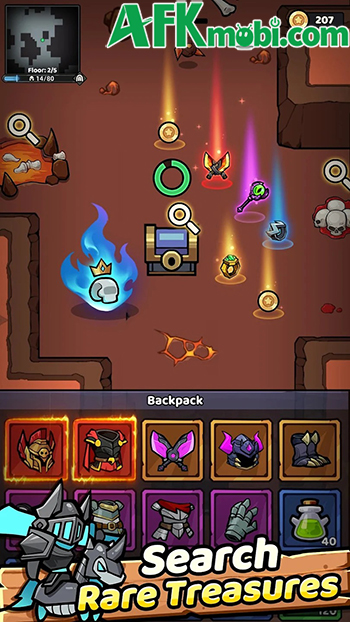 Dọn sạch bọn con người khỏi những ngục tối khi vào vai vua khô lâu tại Dungeon of Legion 1