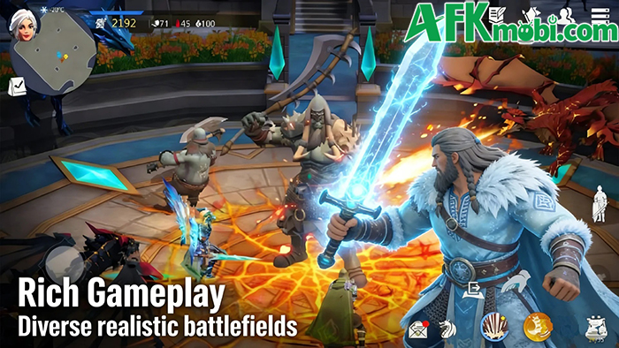 Sinh tồn giữa thế giới băng giá đồng thời nuôi rồng trong game Frostland Survival 0