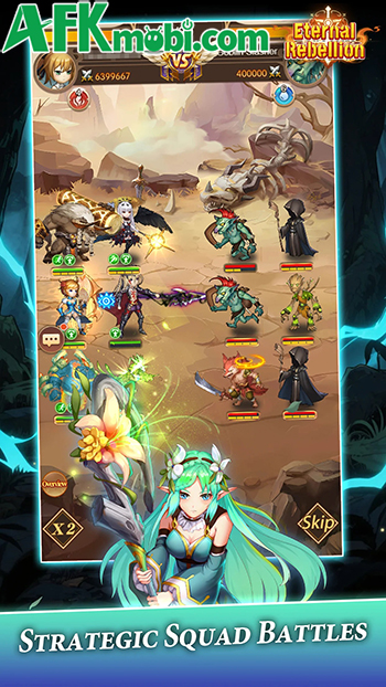 Xây dựng đội hình với các trinh nữ trong game đấu tướng chiến thuật Eternal Rebellion 1
