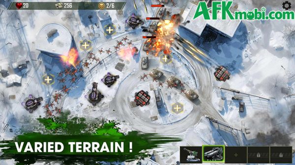 Bảo vệ Trái Đất trước sự xâm lược của quái vật ngoài hành tinh tại Epic Turret: Tower Defense afkmobi epicturrettowerdefense 1jpg