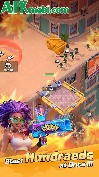 Điều khiển đội nữ anh hùng tiêu diệt bọn zombie trong game Escape from Zarkov 0