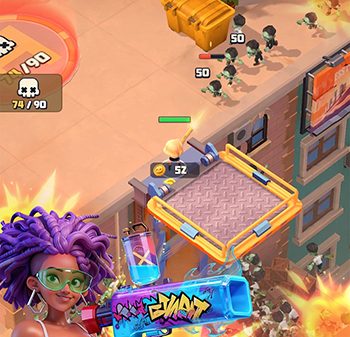 Điều khiển đội nữ anh hùng tiêu diệt bọn zombie trong game Escape from Zarkov afkmobi escapefromzarkov 1jpg