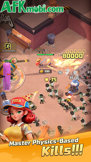 Điều khiển đội nữ anh hùng tiêu diệt bọn zombie trong game Escape from Zarkov 1