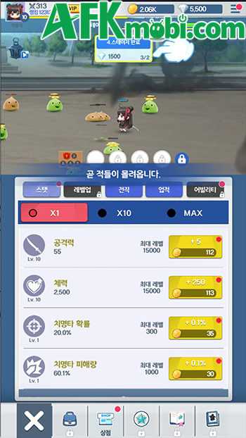 Phát triển cô gái chibi có khả năng trừ tà trong game nhàn rỗi Exorcist Girl: Idle RPG 1