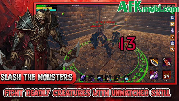 Chiến đấu trong hầm ngục tối tại game hành động Fantasy RPG: Dungeon of Blades 2