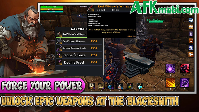 Chiến đấu trong hầm ngục tối tại game hành động Fantasy RPG: Dungeon of Blades 4