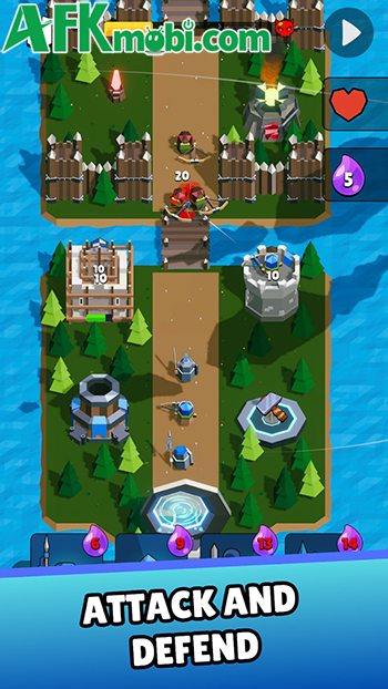 Phòng thủ trước các đợt tấn công dữ dội của lũ Orc hung tợn trong game Fortura 3 Phòng thủ trước các đợt tấn công dữ dội của lũ Orc hung tợn trong game Fortura 3