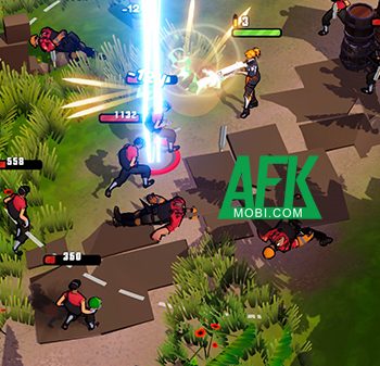 Cùng nữ đặc vụ dọn dẹp hàng loạt các băng đảng trong game hành động Frontline Raiders afkmobi frontlineraiders 1jpg