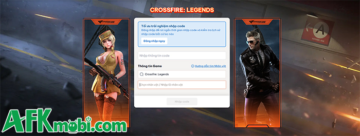 Tổng hợp gift code game CrossFire: Legends mới nhất trong tháng 0 Tổng hợp gift code game CrossFire: Legends mới nhất trong tháng 0