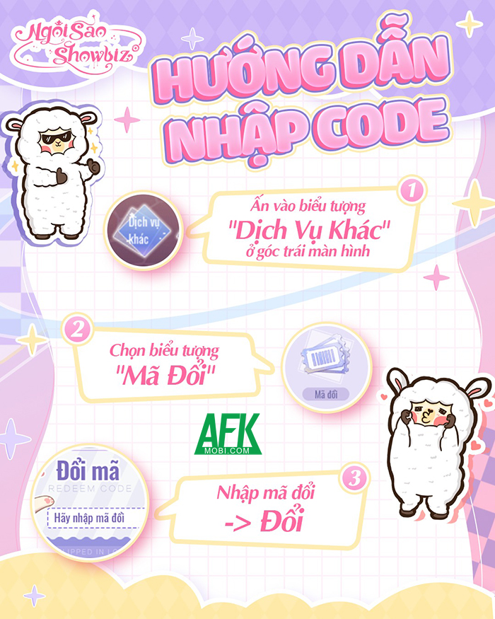 Tổng hợp gift code game Ngôi Sao Showbiz mới nhất trong tháng 0