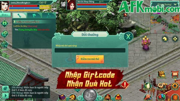 Tổng hợp gift code game VLCM Origin: Võ Lâm Chân Mệnh Origin – TPL mới nhất trong tháng afkmobi giftcodevlcmorigin 1jpg