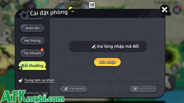 Tổng hợp gift code game Vùng Đất Anh Hùng – OEG mới nhất trong tháng afkmobi giftcodevungdatanhhung 1 1jpg