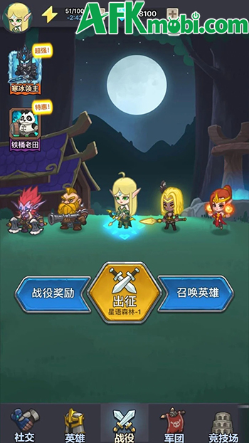 Glory and Legion game phòng thủ với các anh hùng được lấy cảm hứng từ Warcraft 1