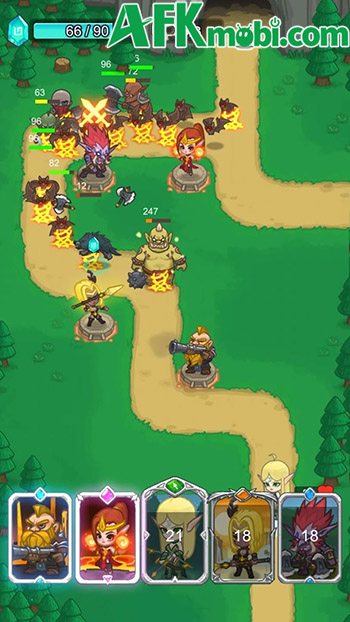 Glory and Legion game phòng thủ với các anh hùng được lấy cảm hứng từ Warcraft 2