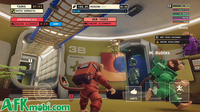 Trở thành những phi hành gia tinh tinh khi đến với tựa game Go Ape Ship! Mobile 0