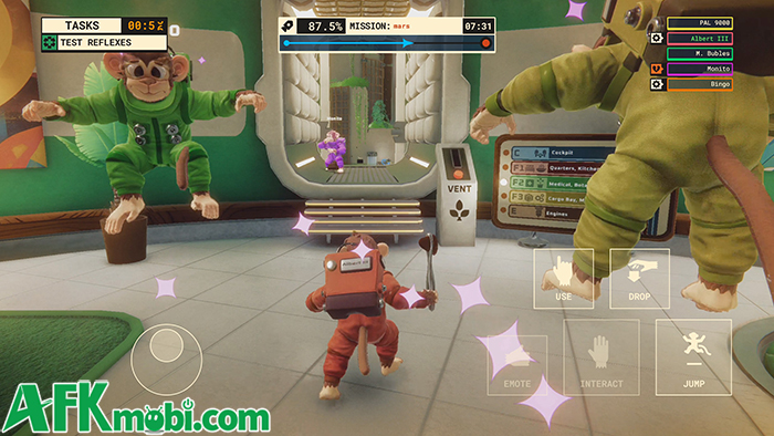 Trở thành những phi hành gia tinh tinh khi đến với tựa game Go Ape Ship! Mobile 1