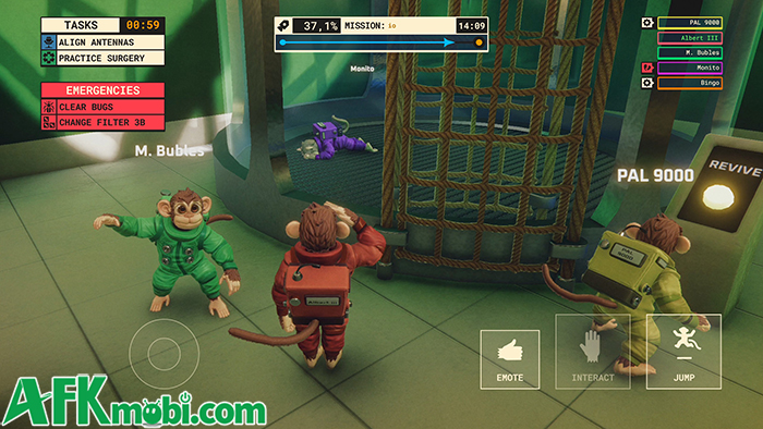 Trở thành những phi hành gia tinh tinh khi đến với tựa game Go Ape Ship! Mobile 4