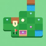 Golf Piko game giải đố cho bạn điều khiển quả bóng gôn thu thập kim cương rồi vào lỗ afkmobi golfpiko 1jpg