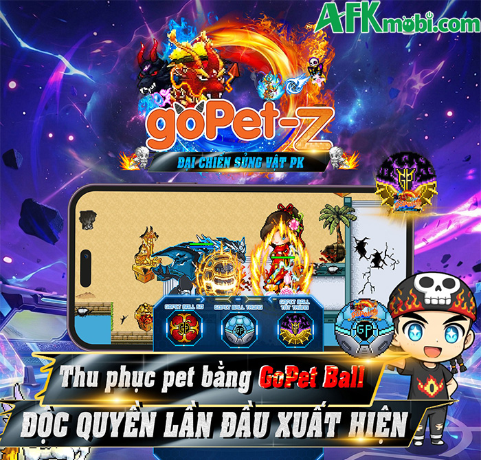 goPet cổ điển quay trở lại với bản lột xác toàn diện mang tên GoPet Z - Đại Chiến Sủng Vật 1
