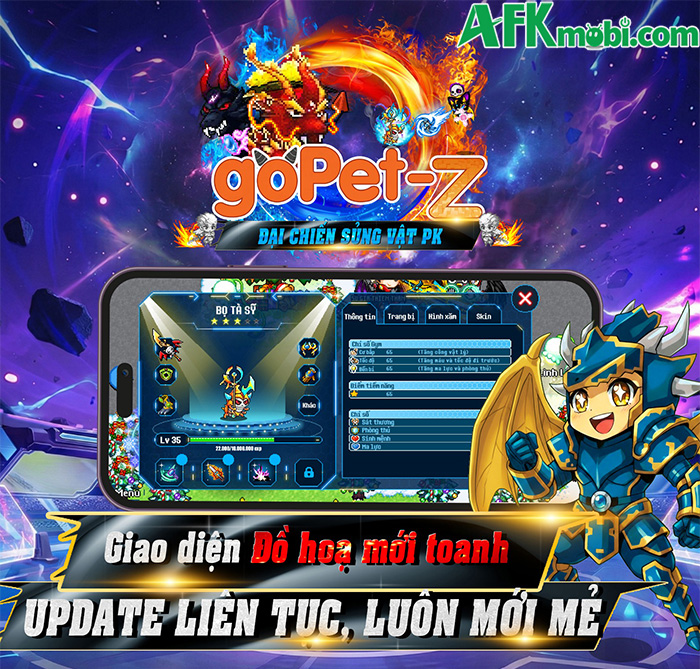 goPet cổ điển quay trở lại với bản lột xác toàn diện mang tên GoPet Z - Đại Chiến Sủng Vật 2