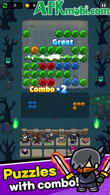 Hero Blasters: Defense game phòng thủ độc đáo kết hợp cơ chế xếp khối 1