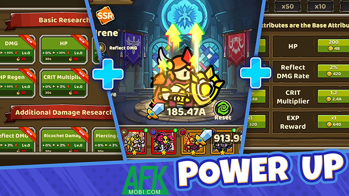 Heroes Survival Battle thử thách bạn xây dựng đội anh hùng phòng thủ trước hàng trăm quái vật 2