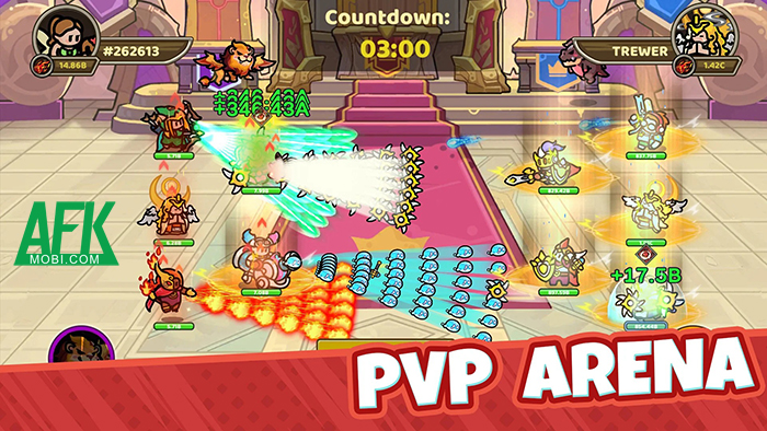 Heroes Survival Battle thử thách bạn xây dựng đội anh hùng phòng thủ trước hàng trăm quái vật 3