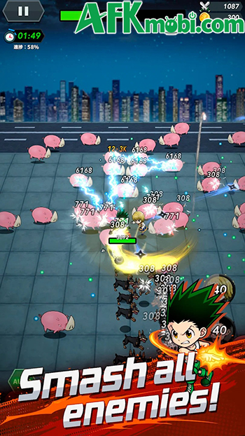 HUNTER x HUNTER NEN x SURVIVOR game hành động sinh tồn roguelike đơn giản 0