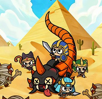 Idle Mummy Battles cho bạn chống lại các đợt quái vật một cách đơn giản afkmobi idlemummybattles 1jpg