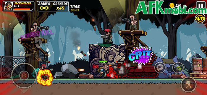 Vào vai một người lính tinh nhuệ với game hành động bắn súng cuộn cảnh Iron Frontline 1