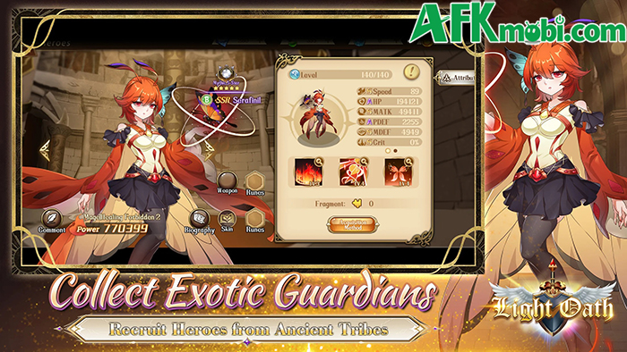 Light Oath game đấu tướng chiến thuật cho bạn tập hợp waifu giải cứu thế giới 2