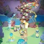 Dẫn dắt các tiên linh phòng thủ trước làn sóng kẻ thù khi về đêm trong game Lord Defence afkmobi lorddefence 1jpg