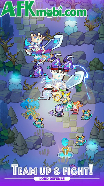 Dẫn dắt các tiên linh phòng thủ trước làn sóng kẻ thù khi về đêm trong game Lord Defence 3