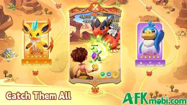 Thuần hóa quái vật đồng thời xây dựng lại thị trấn của mình trong Lost Oasis: Monster War afkmobi lostoasismonsterwar 1jpg