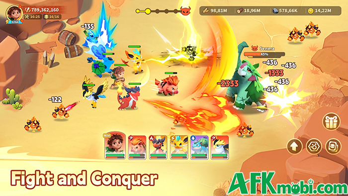 Thuần hóa quái vật đồng thời xây dựng lại thị trấn của mình trong Lost Oasis: Monster War 2