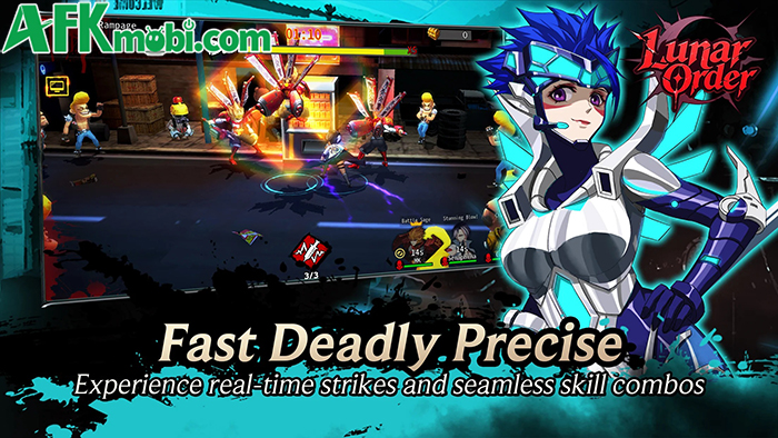 Trực tiếp dẫn dắt tổ đội sát thủ của bạn chiến đấu trong game Lunar Order 1