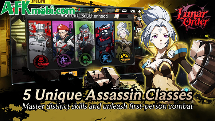 Trực tiếp dẫn dắt tổ đội sát thủ của bạn chiến đấu trong game Lunar Order 3