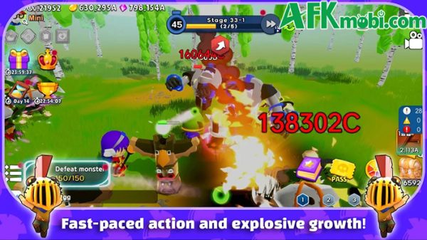 Master of Munchkin: Idle RPG đưa bạn cùng các anh hùng nhí bắt đầu hành trình cứu lấy thế giới afkmobi masterofmunchkinidlerpg 1jpg