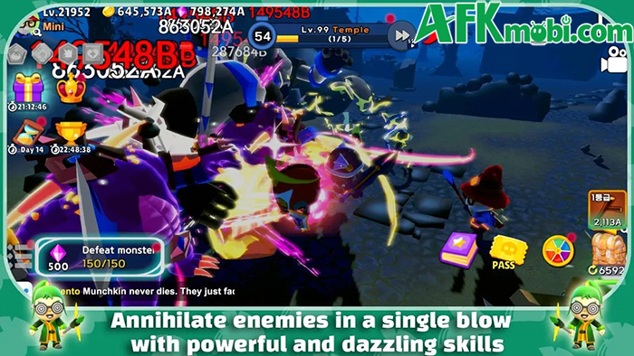 Master of Munchkin: Idle RPG đưa bạn cùng các anh hùng nhí bắt đầu hành trình cứu lấy thế giới 1