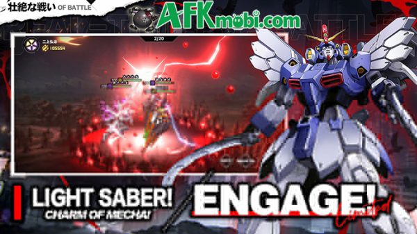 Mecha Freedom game đấu tướng lấy chủ đề Gundam với nền đồ họa cực đẹp mắt afkmobi mechafreedom 1jpg