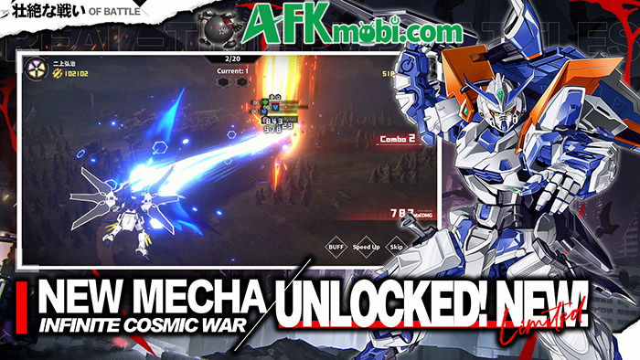 Mecha Freedom game đấu tướng lấy chủ đề Gundam với nền đồ họa cực đẹp mắt 1